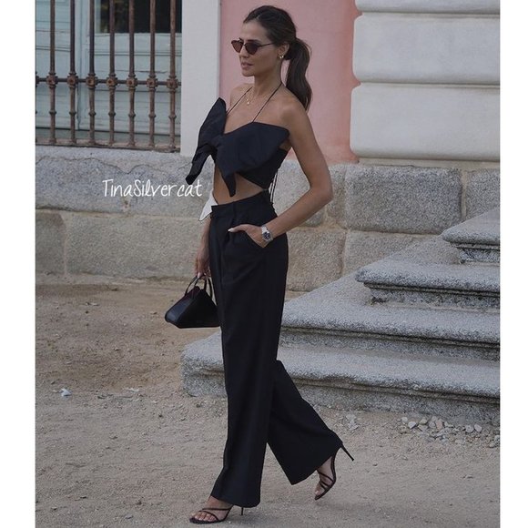 BLOGGER'S FAVE! Zara Limited Edition Bandeau Bow Top Sz XS NWT - Picture 14 of 17